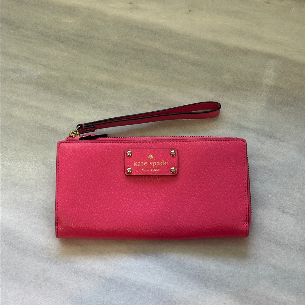 Kate Spade Vibrant Pink Wristlet